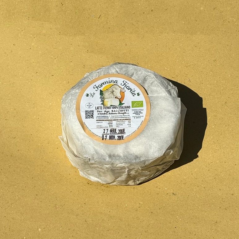 Pecorino biologico Formina fiorita