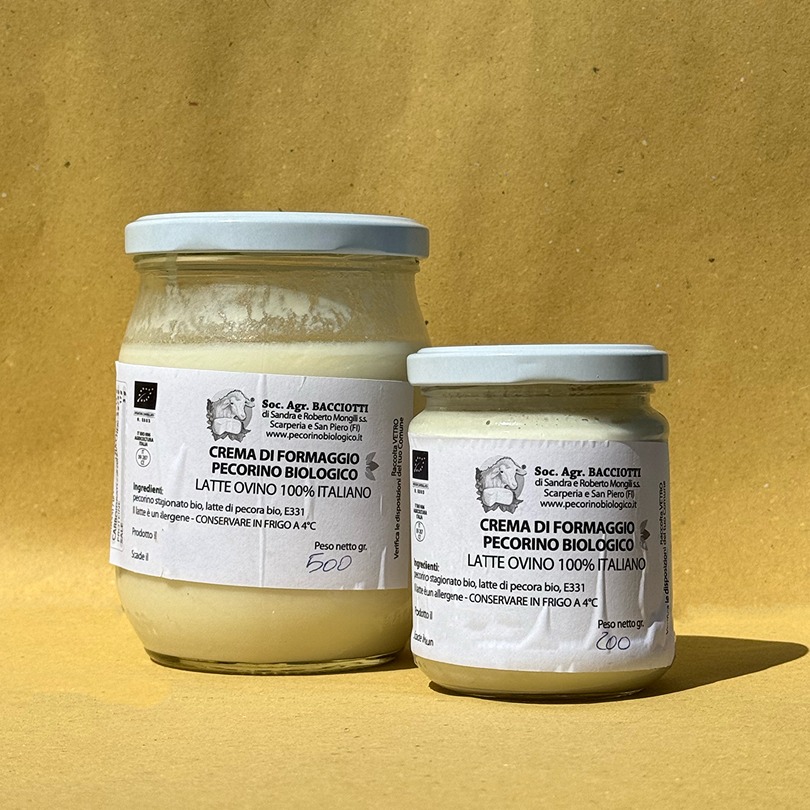 Bacciotti crema di formaggio pecorino biologico